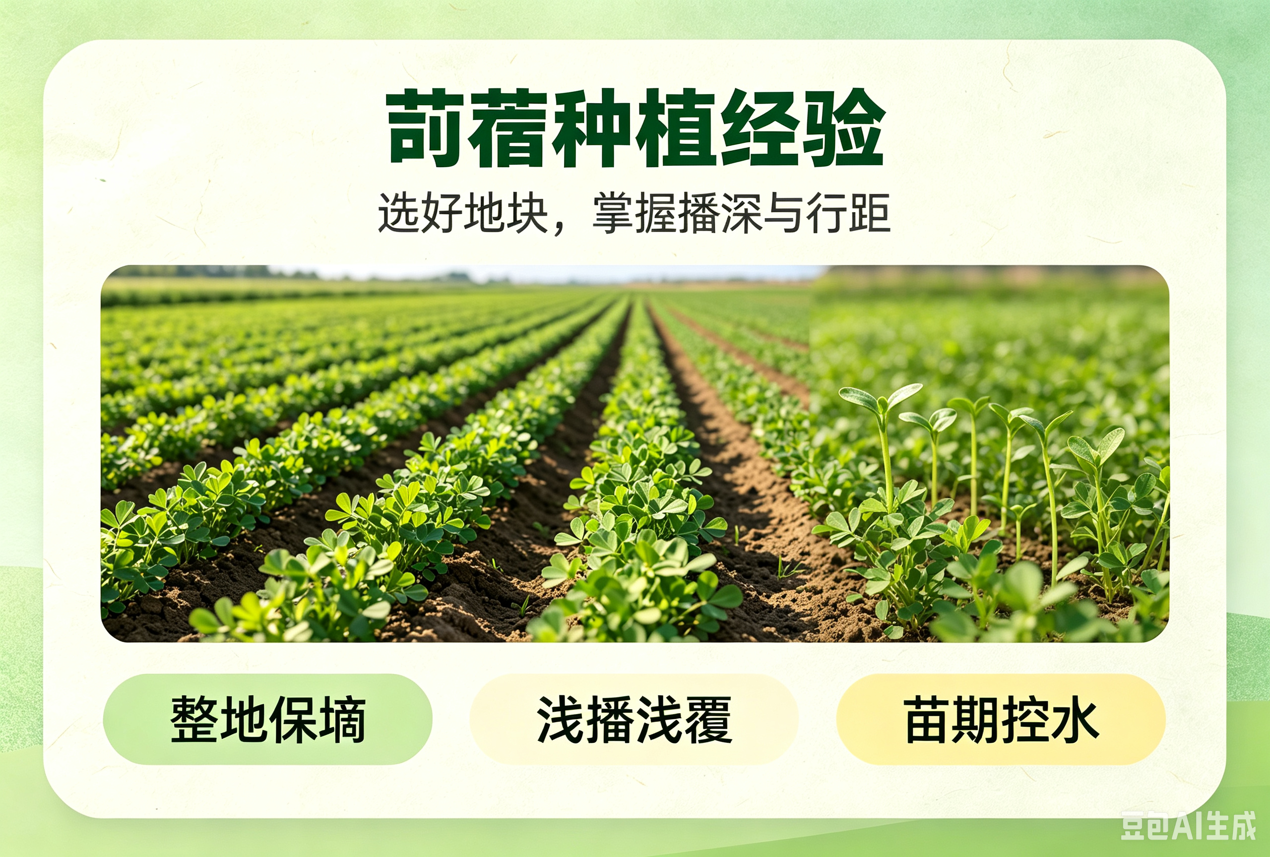 紫花苜蓿种植实拍